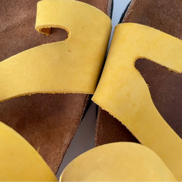 Bionatura Suede Cork Comfort Italy Boho Flower Garden Girl Cottagecore 6 Sandals - Picture 8 of 11